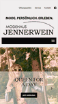 Mobile Screenshot of jennerwein.de