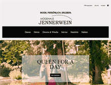 Tablet Screenshot of jennerwein.de
